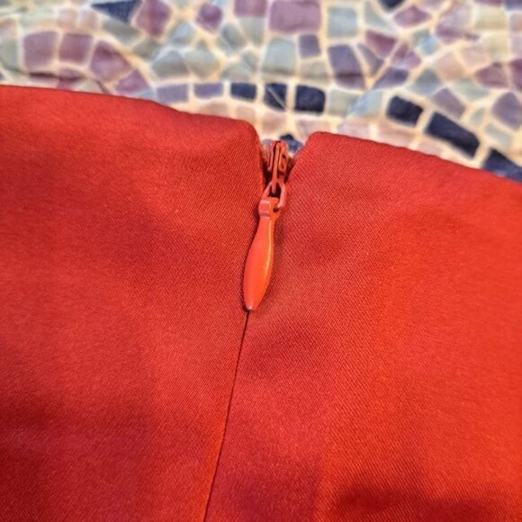 "The Noli Shop" Red Satin Dress Shorts - Picture 5 of 5